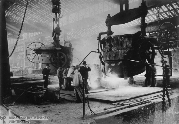 Ein Besuch bei den Stahlwerken Krupp (um 1910)
